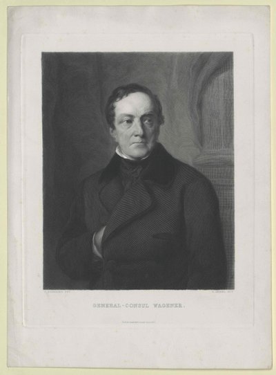 Joachim Henry Wilhelm Wagener door Artist Unknown