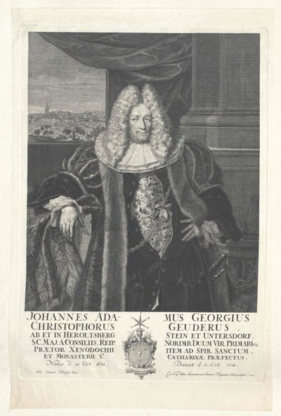 Johann Adam Georg Christoph Geuder von und zu Heroldsberg door Artist Unknown