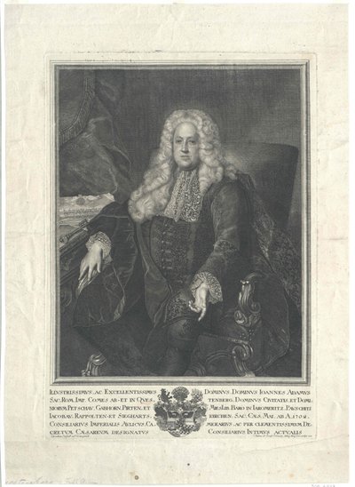 Johann Adam graaf von Questenberg door Artist Unknown
