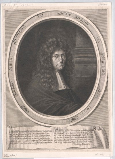 Johann Baptist Kilian door Artist Unknown