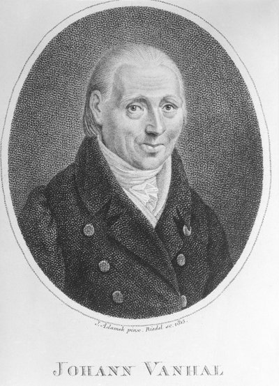 Johann Baptist Vanhal door Artist Unknown