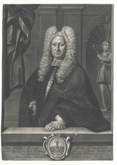 Johann Georg Mueller door Artist Unknown