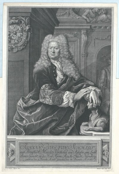 Johann Georg von Schmidt over Altenstadt door Artist Unknown