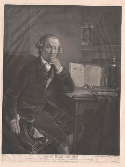 Johann Gottlob Leidenfrost door Artist Unknown