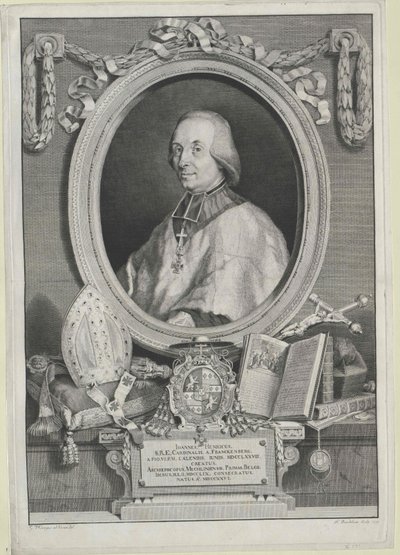 Johann Heinrich graaf Frankenberg door Artist Unknown