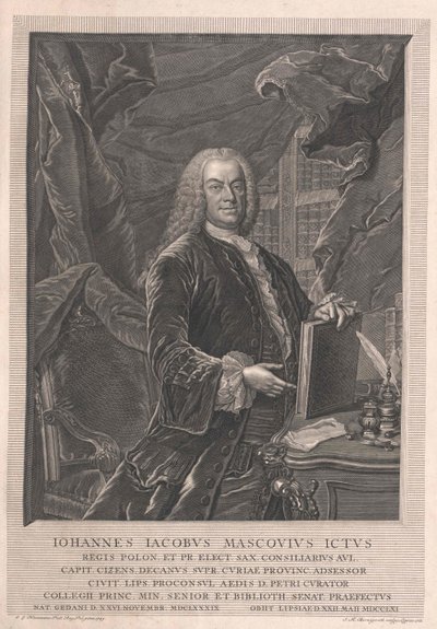 Johann Jakob Mascov door Artist Unknown