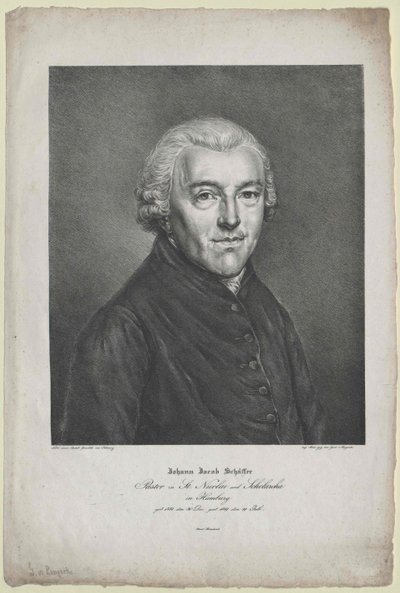 Johann Jakob Schaeffer door Artist Unknown
