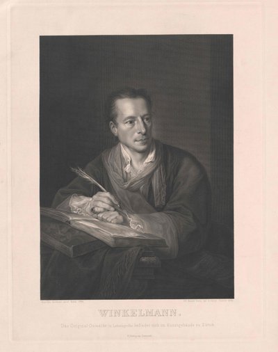 Johann Joachim Winckelmann door Artist Unknown