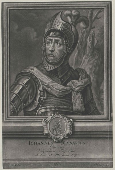 Johann Manasses door Artist Unknown