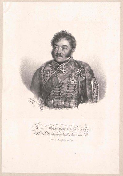 Johann Nepomuk Count of Klebelsberg door Artist Unknown