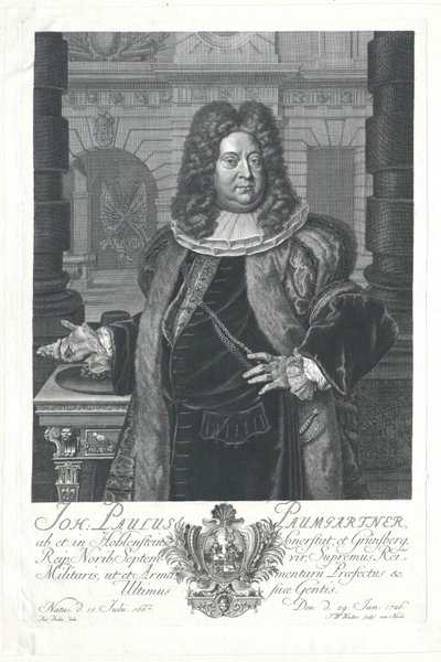 Johann Paul von Paumgartner von Holenstein en Lonnerstadt door Artist Unknown