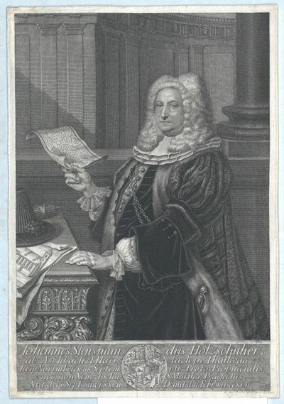 Johann Sigismund Holzschuher van Aspach en Harrlach op Thalheim door Artist Unknown
