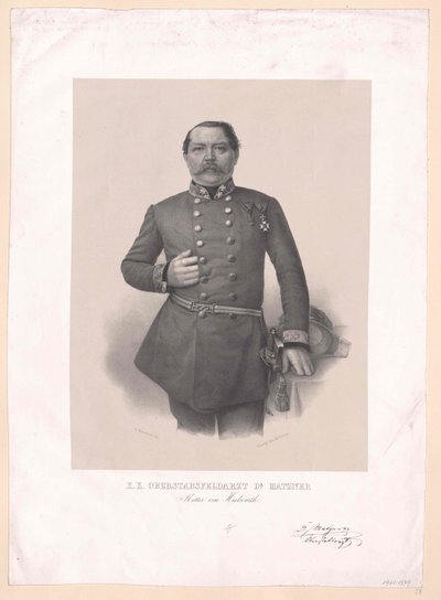 Johann ridder Matzner uit Heilwerth door Artist Unknown