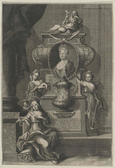 Johanna Dorothea gravin Tattenbach-Geilsdorf door Artist Unknown