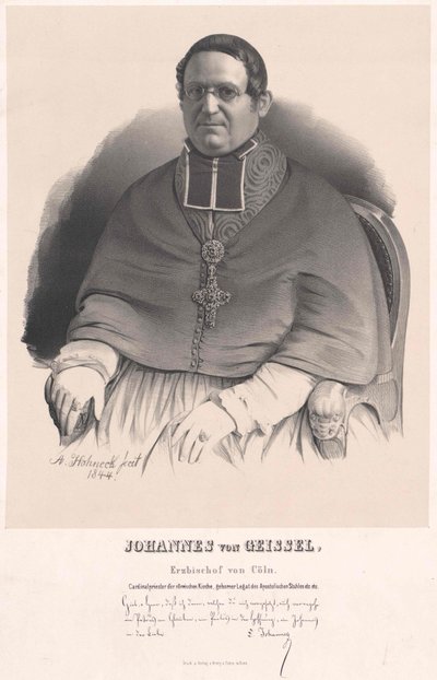 Johannes von Geissel door Artist Unknown