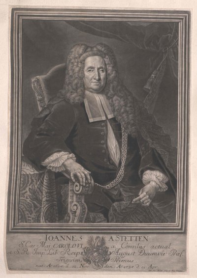 Johannes von Stetten door Artist Unknown