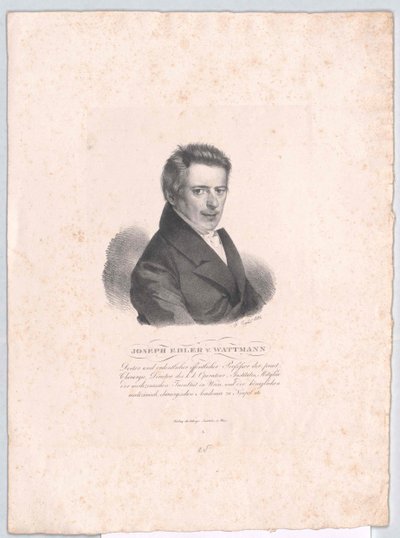 Joseph baron Wattmann-Maelcamp-Beaulieu (afdrukken) door Artist Unknown