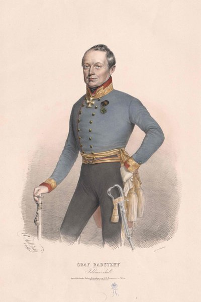 Joseph graaf Radetzky van Radetz door Artist Unknown