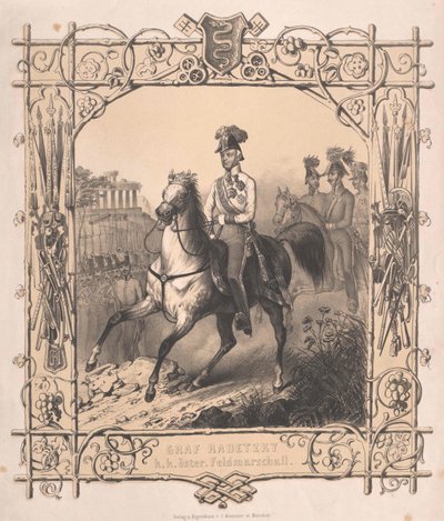 Joseph graaf Radetzky van Radetz door Artist Unknown
