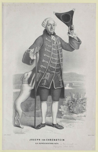 Joseph von Ehrenstein door Artist Unknown