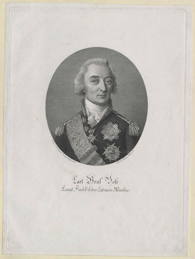 Karl Graf Bose (afdruk) door Artist Unknown
