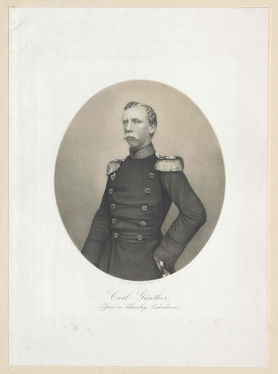 Karl Guenther prins Schwarzburg-Sondershausen door Artist Unknown