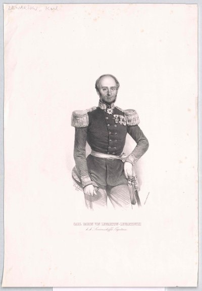 Karl baron von Lewartow von Lewartowski door Artist Unknown