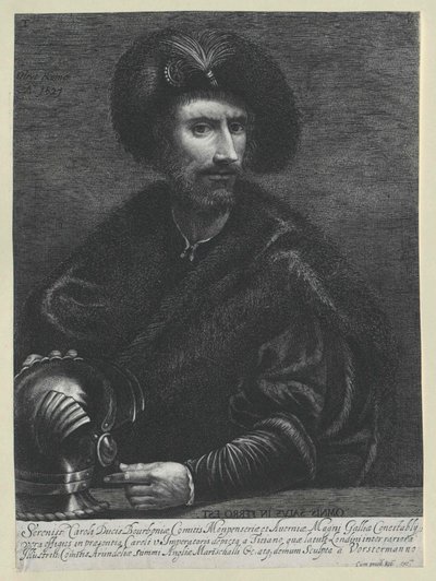 Karl graaf Montpensier door Artist Unknown