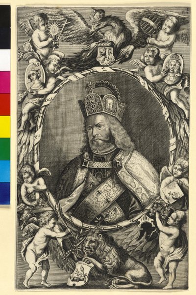 Koning Rudolf I van Habsburg door Artist Unknown
