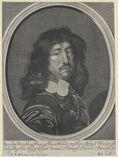 Koning van Denemarken Frederik III door Artist Unknown