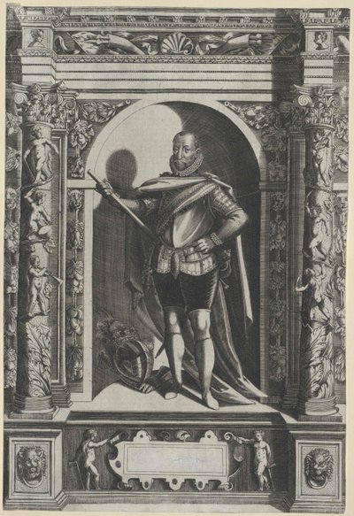 Koning van Denemarken Frederik II door Artist Unknown
