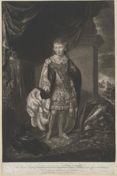 Koning van Engeland George IV door Artist Unknown