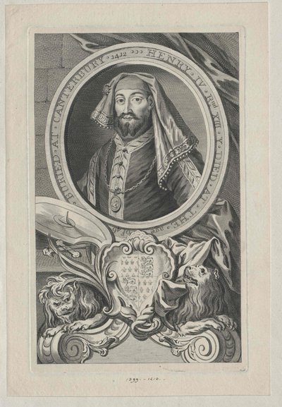 Koning van Engeland Hendrik IV door Artist Unknown