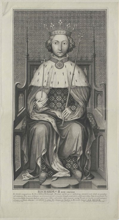 Koning van Engeland Richard II door Artist Unknown