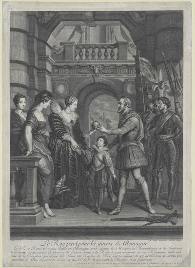 Koning van Frankrijk Hendrik IV door Artist Unknown
