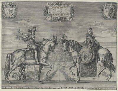 Koning van Frankrijk Lodewijk XIII door Artist Unknown