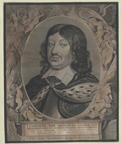 Koning van Frankrijk Lodewijk XIV door Artist Unknown