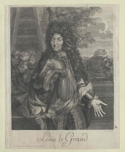 Koning van Frankrijk Lodewijk XIV door Artist Unknown