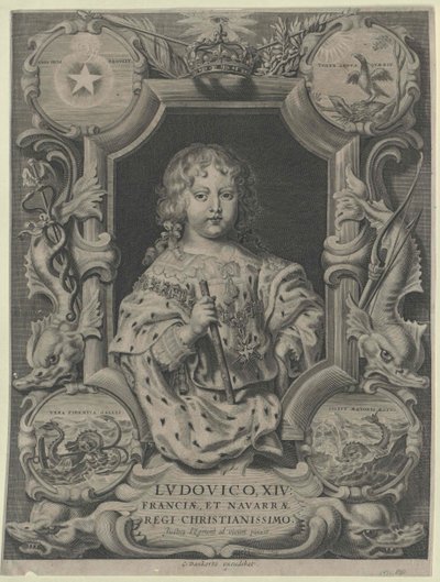 Koning van Frankrijk Lodewijk XIV door Artist Unknown