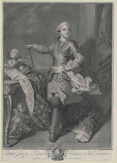 Koning van Frankrijk Lodewijk XVI door Artist Unknown