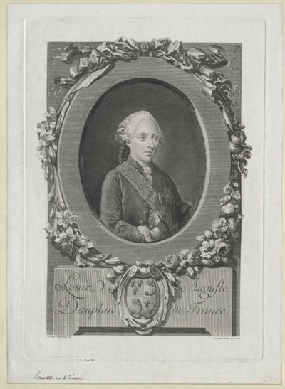 Koning van Frankrijk Lodewijk XVI door Artist Unknown