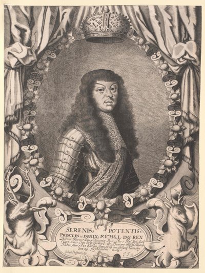 Koning van Polen Michael Thomas Wiesniowiecz door Artist Unknown