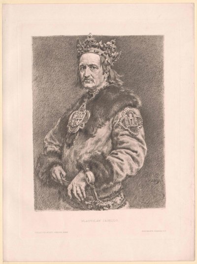 Koning van Polen Vladislav II door Artist Unknown