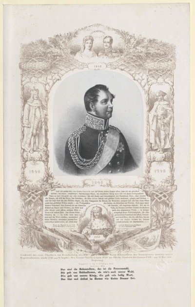 Koning van Pruisen Frederik Willem IV door Artist Unknown