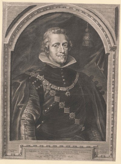 Koning van Spanje Philipp IV door Artist Unknown