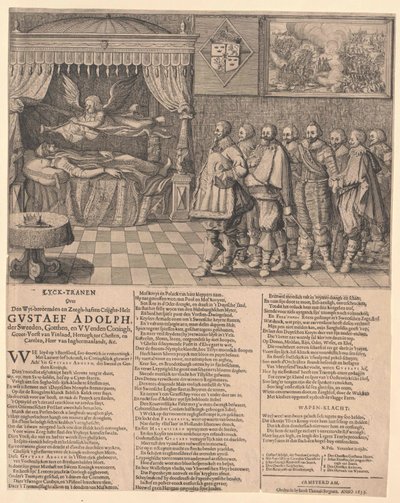 Koning van Zweden Gustavus Adolphus van Zweden door Artist Unknown