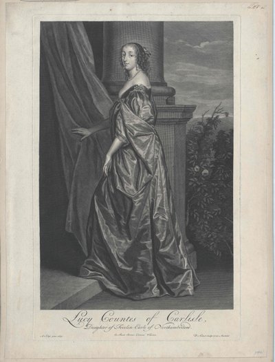 Lady Lucy Percy door Artist Unknown