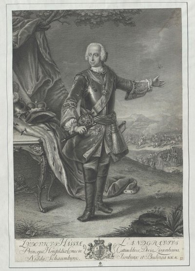 Landgraaf van Hessen Lodewijk VIII door Artist Unknown
