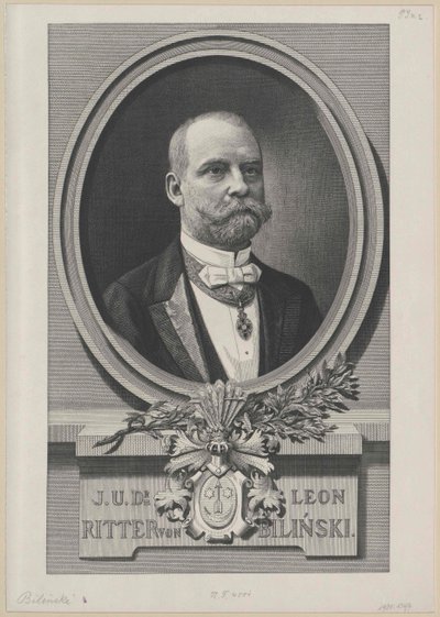 Leon Ritter Bilinski (afdrukken) door Artist Unknown