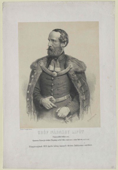 Leopold graaf Nadasdy-Nadasd-Fogaras door Artist Unknown
